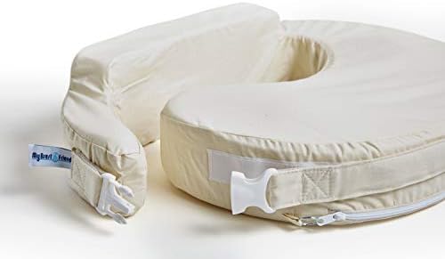 My Brest Friend organic cream slipcover with adjustable buckle strap