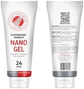 Silver Fern Ag4O4 nano silver gel for microbiome friendly skin support.