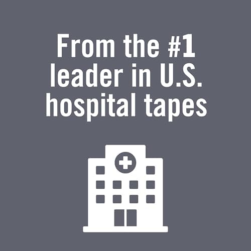 Latex free gentle adhesive paper tape for sensitive skin care.