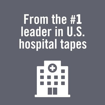 Latex free gentle adhesive paper tape for sensitive skin care.