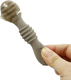 Ergonomic flexible training fork and spoon set by PandaEar for baby led weaning.