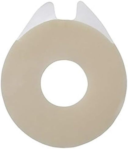 Erosion resistant silicone based moldable ring for secure peristomal skin protection