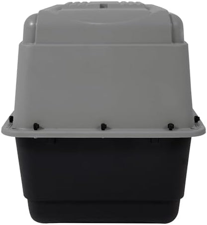 Petmate Aspen Pet Porter portable kennel open door perspective highlighting the spacious interior for fifty pound pets