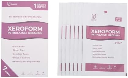 JUSORE medical wound care application on a laceration with secondary bandage