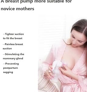 QISLOA baby feeding manual pump being held to demonstrate lightweight compact design