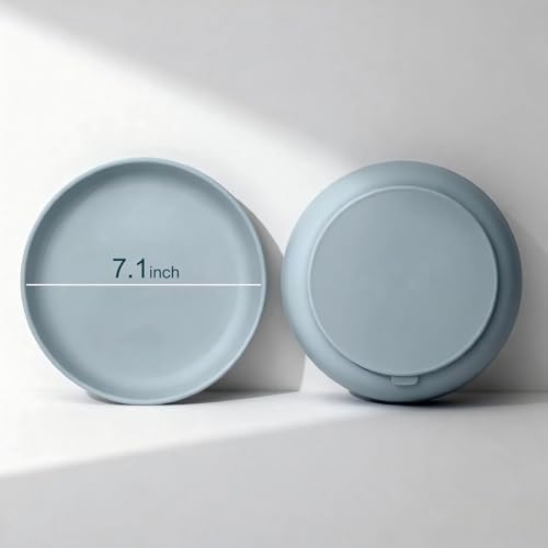 Qyeejong suction plates displayed on a highchair tray