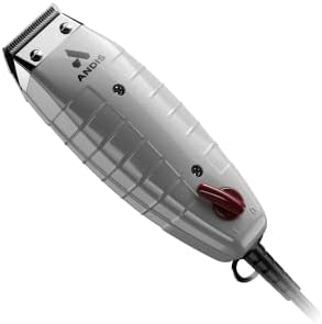 Andis Outliner II close up perspective illustrating the zero gap capability of the square blade.