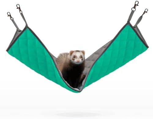 Paw Inspired hammock showing gray reversible side