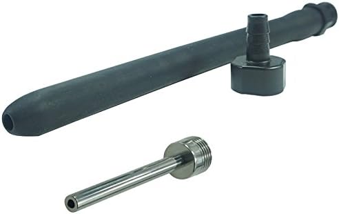 Soft silicone probe attachment for the Funny Steel shower douche system.