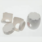 Side angle view highlighting the durable eco friendly plastic material of the toddler lock
