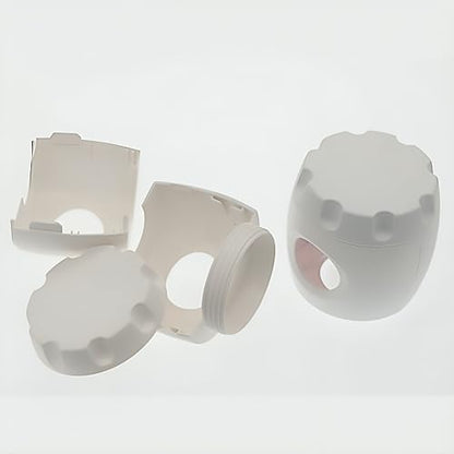 Side angle view highlighting the durable eco friendly plastic material of the toddler lock