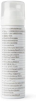 Silicone based medical tape remover spray 50 milliliters packaging details