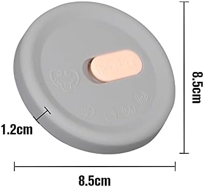 Grey food grade silicone cap for manual nursing pumps