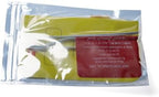 Replacement AED training pads with protective liner for storage