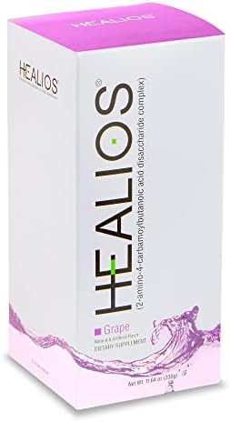 Healios dietary supplement powder label showing ingredients