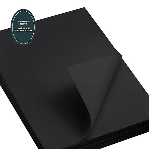 Servietto bulk 100-pack premium table liners stack view for parties.