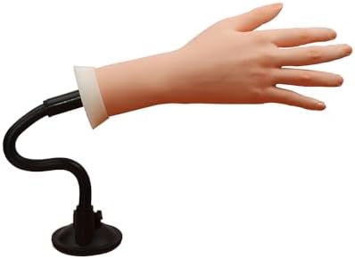 Realistic nail technician training model hand for acrylics