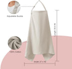 Detailed texture of 100 percent cotton muslin fabric