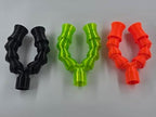 3DReeF random flow nozzle assembly attached to aquarium return line adapter system