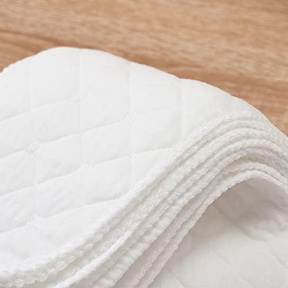 Reusable diaper inserts arranged for infant diapering system