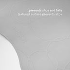 Ubbi baby bath mat removed from tub for drying