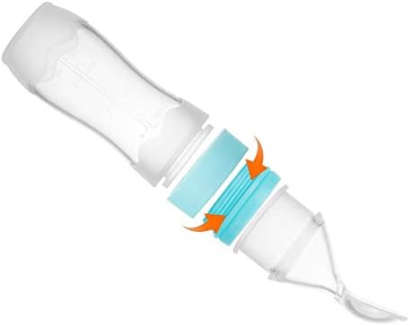 Disassembled parts of the premium bpa free baby food dispenser showing easy cleaning