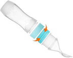Disassembled parts of the premium bpa free baby food dispenser showing easy cleaning