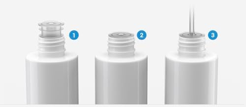 USA imported Seachem small bottle adaptors for secure aquarium liquid supplement management.