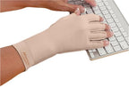 Right hand small half finger compression glove for edema control and swelling relief.