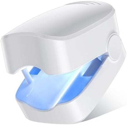 ZZP Nail Fungus Treatment Device front view showing white portable clip design.