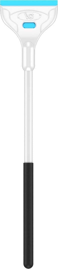 Non scratch plastic replacement blade attached to premium aquarium scraper handle