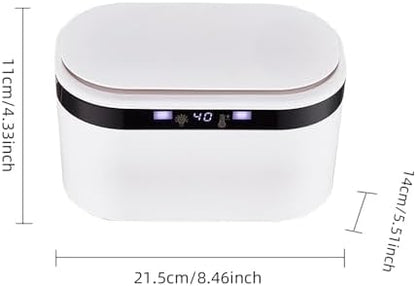 Digital temperature display on Hiccapop wipe warmer