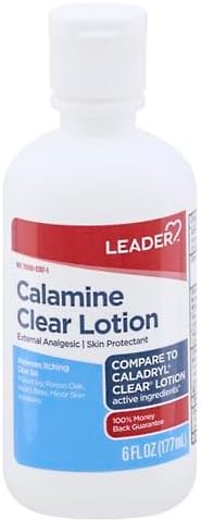 Texture demonstration of Leader medicated clear formula drying invisibly on skin without pink residue