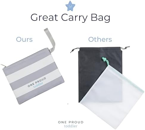 One Proud Toddler travel potty seat with included carry bag