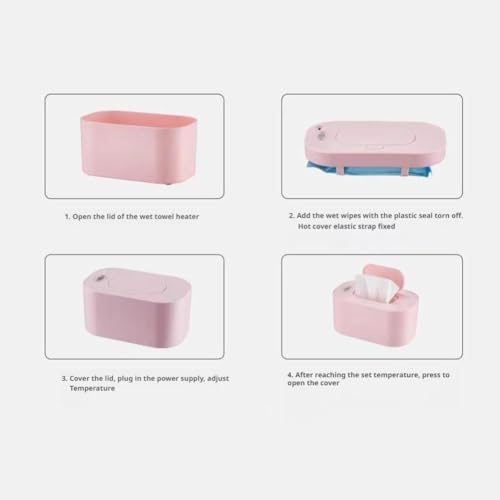 Lifestyle shot of Spacnana baby wipe warmer in nursery