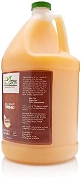 Calming ginger orange essential oil dog shampoo for anxious pets.