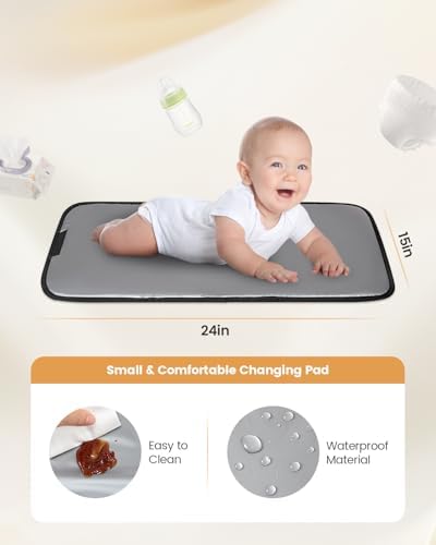 Lovevook small diaper backpack paired with included changing pad