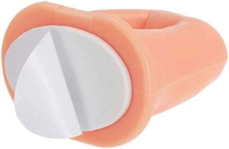 Bulk set of plastic artificial fingers for professional nail practice