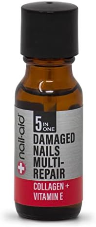 Nail-Aid 5-in-1 formula showing the dropper top for accurate dosage application.