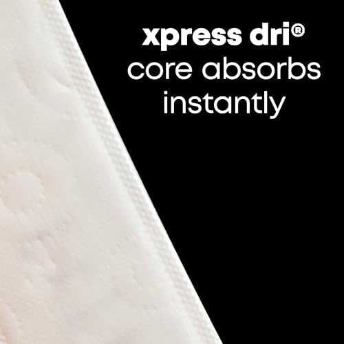 Side view of bulk pack U by Kotex fragrance free liners