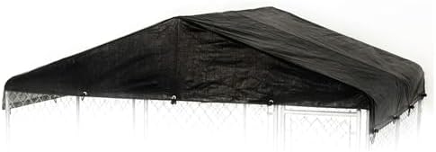 Heavy duty waterproof puppy house cover with reinforced grommets detail