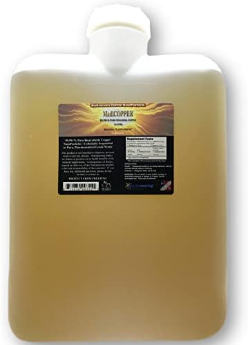 Nutraneering MediCOPPER 10 PPM dietary mineral supplement side view showing product specifications label.