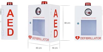 Wall mounted emergency medical station for public buildings and schools