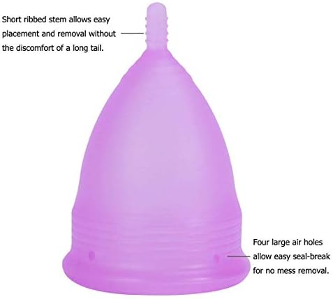 Collapsible silicone sterilization cups for cleaning Croing menstrual products
