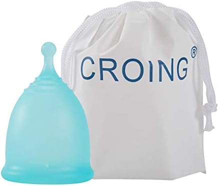 Full kit contents including four menstrual cups, storage bag, and sterilizer container.