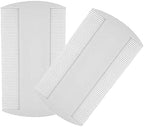 Double sided white pet grooming tools for dog flea and tick extraction
