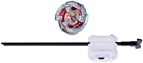 Scarlet Garuda Balance Type top assembled with launcher