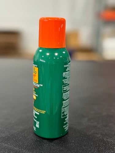 Back label of Avon Bug Spray displaying ingredient details, SPF 28 specifications, and usage instructions.