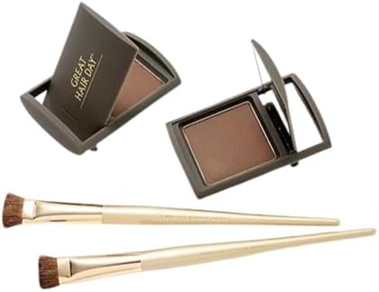 Joan Rivers Blonde hair fill-in powder compact and brush