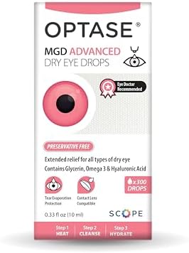 Authentic USA imported Optase MGD eye drops for Indian consumers.